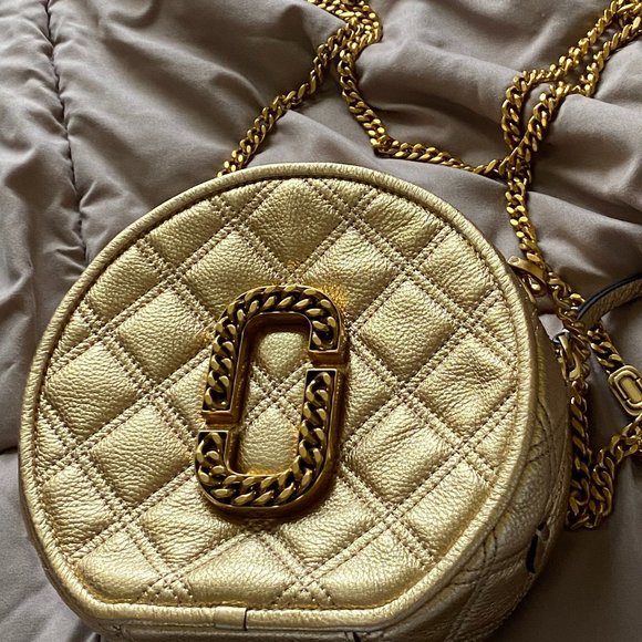 Marc Jacobs Logo Quilted Phone Crossbody Bag